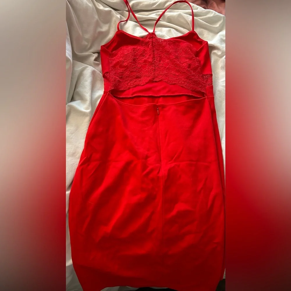 Red Express Bodycon Mini - Picture 3 of 4